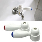 수도꼭지 손잡이 핸들 수도핸들 레버 냉수 온