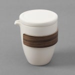 순수 차생활 휴대용 다기세트 3인 도자기 백자 다완