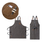 공방 작업용 펜 유니폼 카페 휴대폰 앞치마 수납 포켓