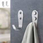 1구 벽옷걸이 소 1P 후크 다용도고리 소품 스텐걸이