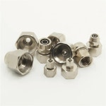 PCF COPER BSP 공압 피팅 푸시 커넥터 릴리스 공기 OD 10 12 1 8