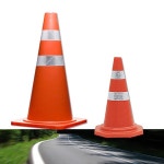 안전 고무 라바콘 주차콘 꼬깔 표지판 도로 공사용 소형-라바콘 1개