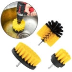 드릴 브러쉬 3종 세트 청소브 욕실 바닥 원형브 청소솔 전동 드릴용 드릴솔 드릴브