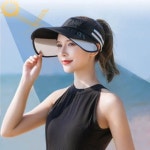 여자 햇빛가리개 날개 썬캡 골프 자외선 모자