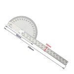 다용도 스테인리스 간편측정 각도기 자-A 눈금자