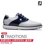 풋조이 풋조이 2024 FJ 트레디션스 FJ TRADITIONS 스파이크리스 골프화 97899 W 여성용