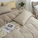 키밍 체크 이불커버 4종세트 사계절 부드러운 침구
