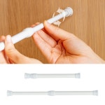 무타공 미니 압축봉 틈새 옷장 짧은 다용도 걸이 30