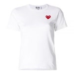 꼼데가르송 레드하트 와펜 티셔츠  AZ T107 051 2
