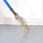 농가 개간작업 돌고르기 낙엽긁기 철 쇠갈퀴 갈고리빗자루 다용도갈퀴 1개