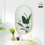 다하미가구 다하미가구 이안 세면대 현관 인테리어 알루미늄 타원형 거울