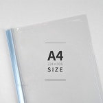 A4 고투명 삼각 쫄대 화일 10개입 HF1097