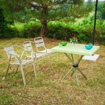 가구샘 알루미늄 의자 싱글라인 H5165