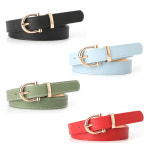 아임레더 여성 가죽벨트 4p세트 S-10 원피스 얇은벨트