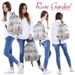 로즈가든 로즈가든 여성백백 L형 가벼운 여성가방 캐주얼백팩 여행가방 외출용 기저귀가방 Made in Korea 예삐버드 옐로우L대 SM058