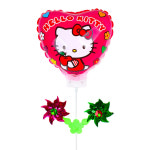 풍선나라 바람개비 풍선 헬로키티 키티하트
