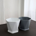 고강도 플라스틱 육각 화분