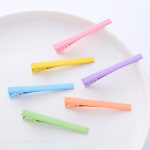 무광 고급 스틱 헤어 머리 집게 핀 1P 단위 선택1 살구