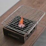 가정용 캠핑용 로스트 직화구이 사각 스텐석쇠그릴팬