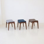 가구산책 원목 1인 벤치 스툴 H5156