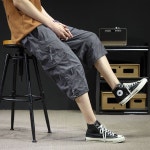 7부 바지 기능성 남자 여름 칠부 반바지 트레이닝 츄리닝 면 운동 스포츠