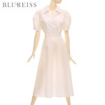 블루레이스 블루레이스 퍼프소매랩카라원피스 BI3M1OP3401