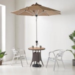 가구샘 라탄 가든 원형 테이블 H5197