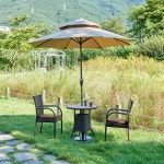 가구샘 라탄 가든 원형 테이블 H5197