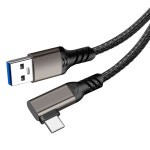 바라보고 바라보고 USB3.2 C타입 to A ㄱ자 10Gbps 고속충전 케이블