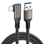 바라보고 바라보고 USB3.2 C타입 to A ㄱ자 10Gbps 고속충전 케이블