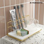 규조토 스텐 칫솔선반 2인 4인 전동칫솔꽂이 거치대 트레이 물흡수 면도기꽂이 치약 욕실용품 집들이