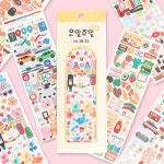 오밀조밀 씰스티커 6가지 세트 no