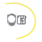 Sachs dolmar에 적합한 기화기 멤브레인 재건 키트 112 113 114 116 117 119 1 세트