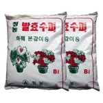 발효수피 8L 2개 화훼분갈이용 부산물 퇴비 종묘나 식물의 웃거름