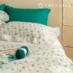 천가게 지지미원단 꽃무늬 플라워 여름 냉감 리플 시어서커 원단 천 마리앤 718