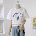 플랜비 플랜비 유니크 요트프리팅 반팔 티셔츠 P2304TS062B