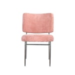 가구샘 패브릭 크롬 스틸 의자 H5177