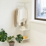 코너 틈새 헹거 선반 스탠드 행가 조립식 소형 행거