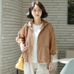 조이마담 셔링 후드 점퍼 J3191