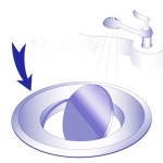 하수구 뚜껑 냄새 제거 싱크대 배수구 자동 커버 본품