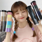 쿠션 머리끈 대용량 헤어밴드 쫀쫀한 고무줄 포니테일 고무밴드 두툼한