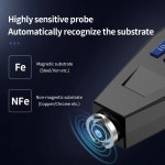 컬러 스크린 자동차 코팅 두께 게이지 페인트 측정을 위한 최고의 디지털 미터 FNF 감지