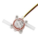 M17D 수류 센서 유체 측정기 물 제어 투명 인클로저 홀 유량 센서 표시기 카운터 0 min 2 15-1L 5-24V