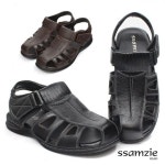 남성 샌들 중년 여름 신발 데일리 슬리퍼 신발 슈즈