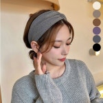 여자 꼬임 헤어밴드 패브릭 반다나 머리 흘러내림방지