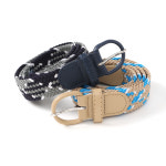 데일리 핀버클 꽈배기 벨트 2p세트 캐주얼허리띠