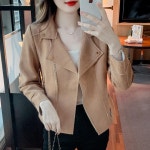 애니율 여성 봄 가을 숄카라 숏 자켓 G3446