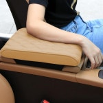 자동 차 콘솔 암 레스트 차량 용 가죽 팔 걸이 쿠션