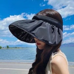 와이드 헤어밴드 썬캡