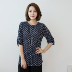 엄마옷 마담4060 다이아라운드티셔츠- QATE304006